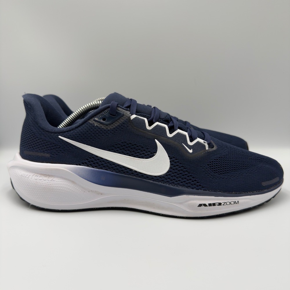 Nike Pegasus 41 Mens Size 10.5 Running Shoes Athletic Navy White HF156-404